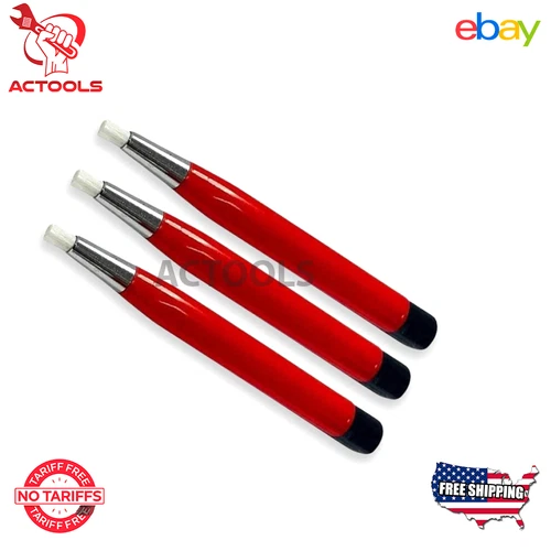 3 Fiber Glass Scratch Brush Pencil Clean Remove Rust Dirt Jewelry Watch ACTOOLS