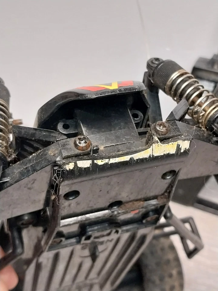 Tyco Twin Turbo Aero Hopper R/C Car Buggy W/ Remote 1988 Vintage Works Rare - Image 3 of 4