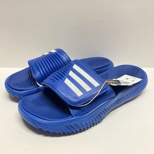 NEW ADIDAS MEN'S ALPHABOUNCE 2.0 SANDALS SLIDES SIZE 7-12 IH0715 BLUE NWT