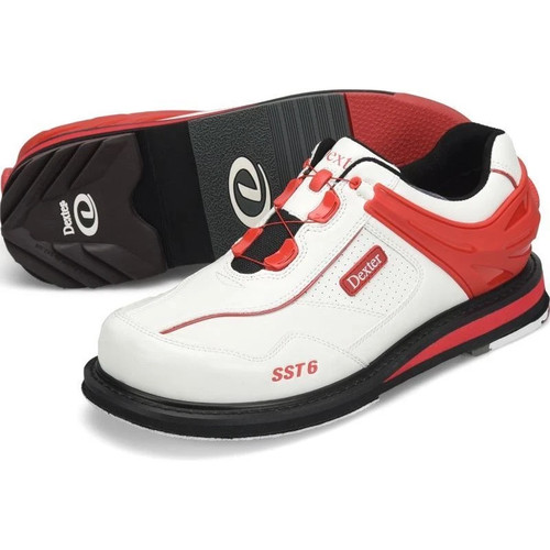 Dexter SST 6 Hybrid BOA weiß/rot RECHTSHÄNDER Herren Bowlingschuhe Größe 13 - Bild 6 von 7