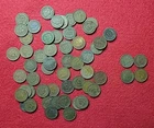 1895 1896 Indian Head One 1c Cent Lot Of 56 Coins