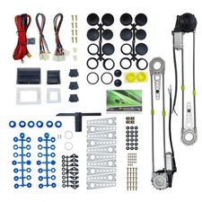Universal 2-door Power Window Conversion Kit Electric Lift Roll...