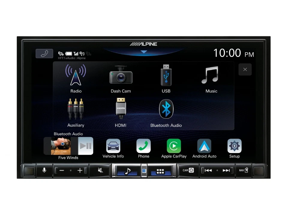B-Ware Alpine iLX-705D | Wireless Apple CarPlay und Android Auto Autoradio mit 7 - Bild 3 von 4