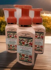 3x Lot Bath Body Works Peach Blossom Nectar Gentle Clean Foaming Hand Soap
