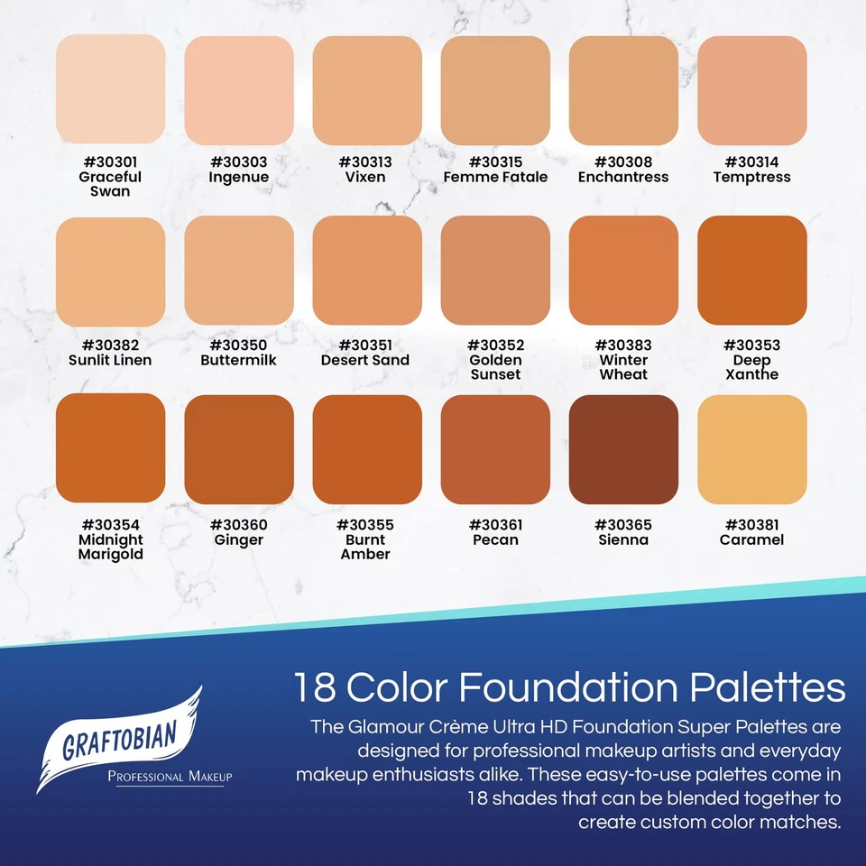 Graftobian HD Glamour Creme Foundation Warm Super Health And Beauty - Image 2 of 4