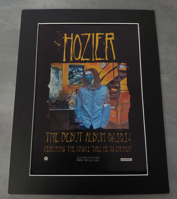 Hozier Debut Album Promo Original Advert Mounted Vintage 14x11''