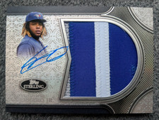 2020 TOPPS STERLING VLADIMIR GUERRERO JR AUTOGRAPH JUMBO PATCH 3 COLOR#D4/5