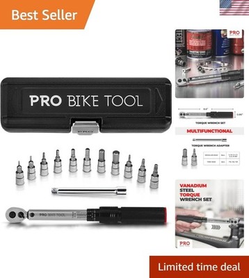 Professional Quality Torque Wrench & Screwdriver Set - Accurate Bike Tool Kit