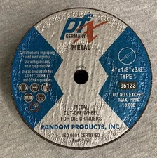 PFX 4" x 1/8" x 3/8" Type 1 Metal Cut Off Wheel for Die Grinders 21 Pack