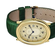 Unisex Pascal Design Oval Bubble Diamond Watch