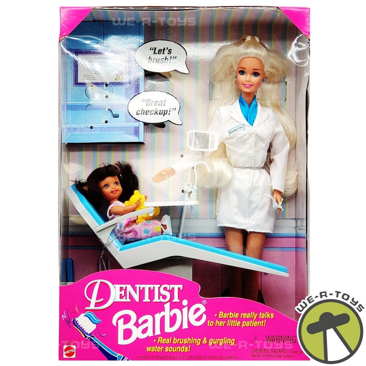 Barbie - ささのはさらさら Barbie DENTIST Amazon.com: Barbie Careers Playset, Dentist Set with