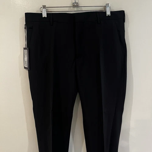 Prada Pantalone (uniforme) Navy taglia 48 fodera in viscosa e lana vergine