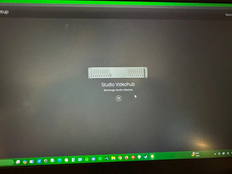 Blackmagic Design Studio Videohub Routing Switcher 16x32 3G HD SDI With PSU - Image 3 of 4