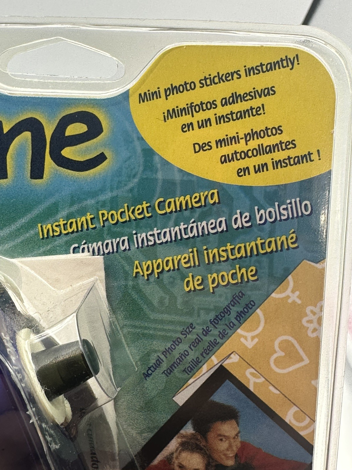 New Vintage 2000 Blue Polaroid I-Zone Instant Pocket Camera Sealed Package