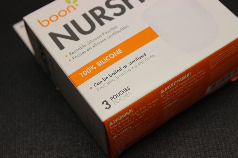 Bolsa Boon Nursh 100% silicone pacote com 3 peças - 4 onças / 118 ml - Imagem 4 de 4