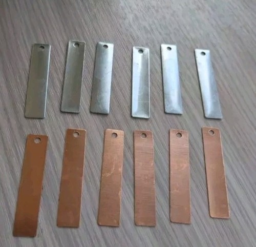 Zinc & Copper Anode Set. Electroplating--45 X 12mm. UK Stock- Immediate Despatch