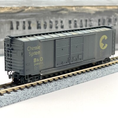 Micro-Trains N Scale Chessie System 50ft Double Door Boxcar B&O 288651 Weathered