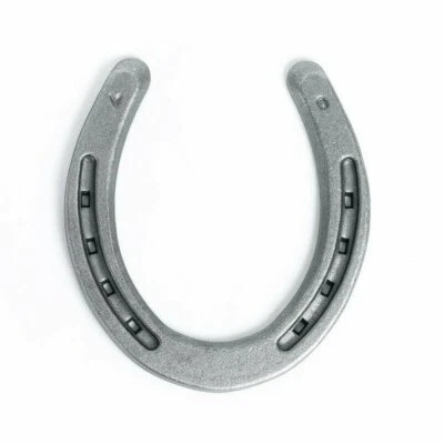THE HERITAGE FORGE New Steel Horseshoes - Plain Shoe Size 0 - Sand Blasted - 20 Shoes