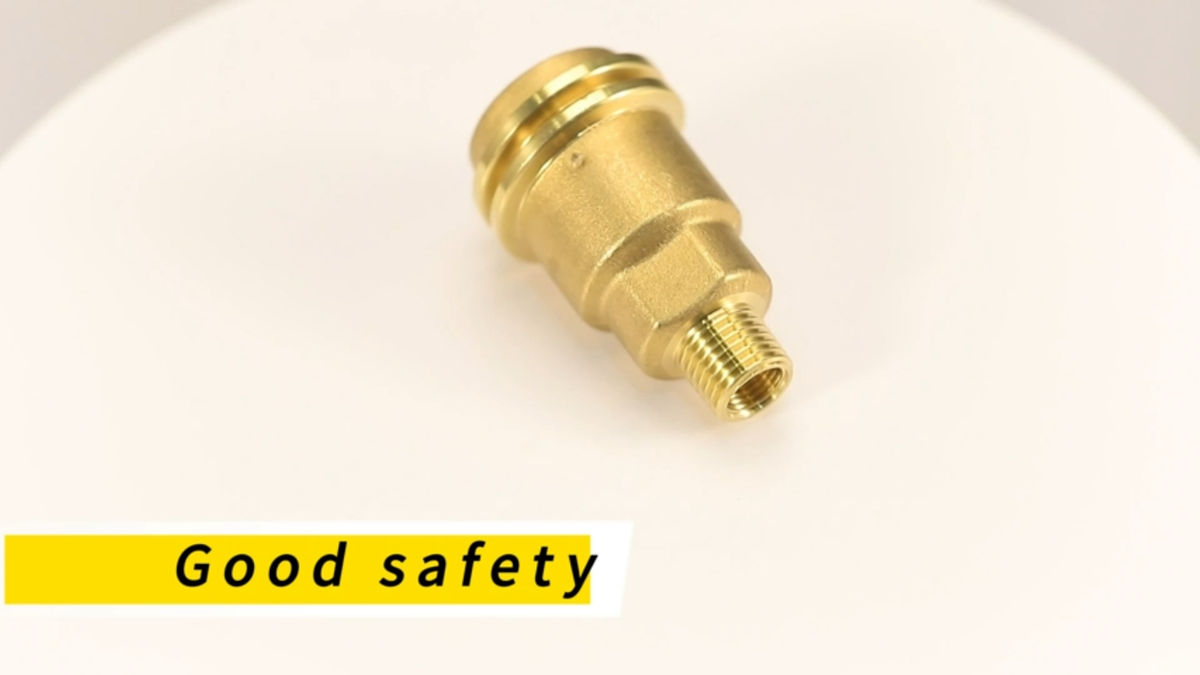 QCC1 Nut Propane Gas Fitting 1/4'' NPT Male Threaded Tank Adapter