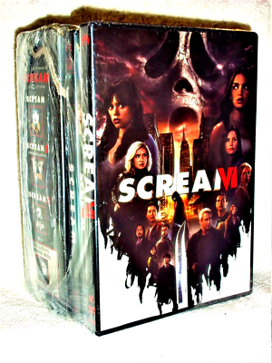 Scream 1 2 3 4 5 6 Collection (DVD, 2022 7-Disc) scary Jenna