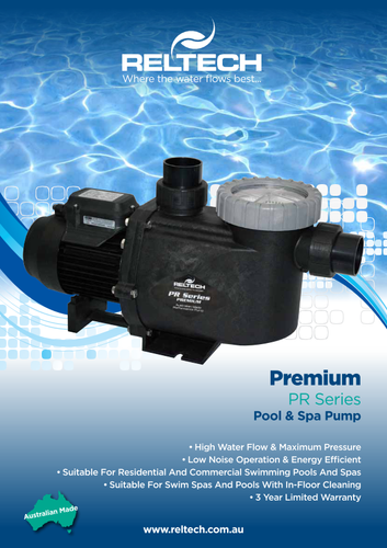Reltech Pool & Spa Pump 0.75/1.0/1.25/1.5/2.0HP - Picture 2 of 3