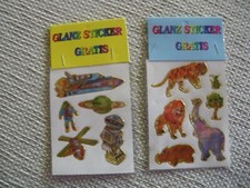 Glanz Sticker Poesiebilder Glanzbilder Tiere Fliegen 2 Päckchen