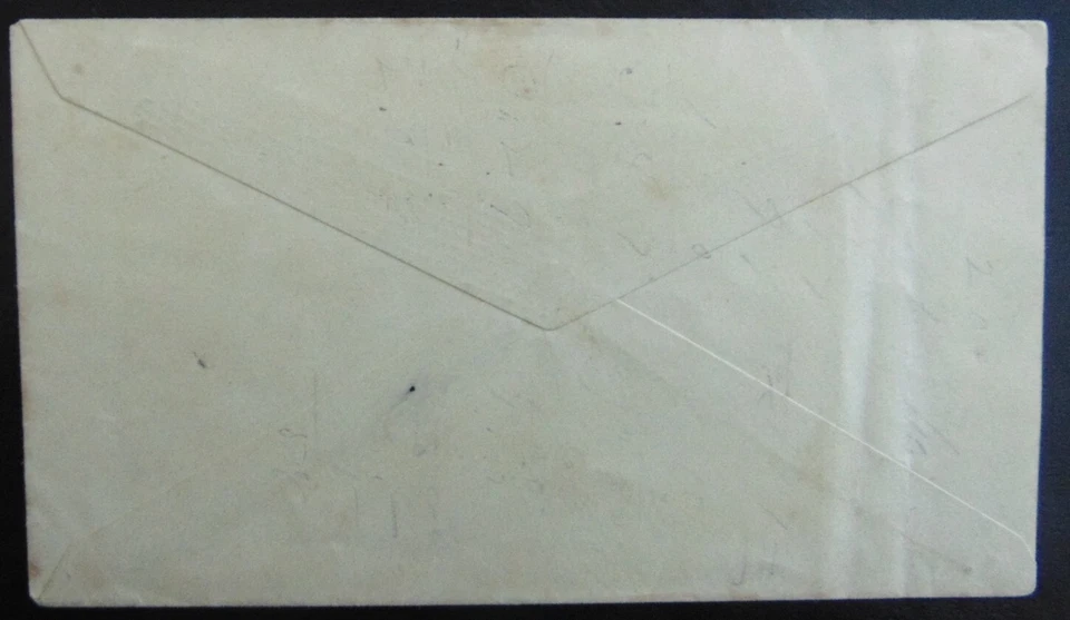 1881-82 ERA AMESBURY, MASSACHUSETTS COVER SC# 210 STAMP 2c WASHINGTON - Image 2 of 2