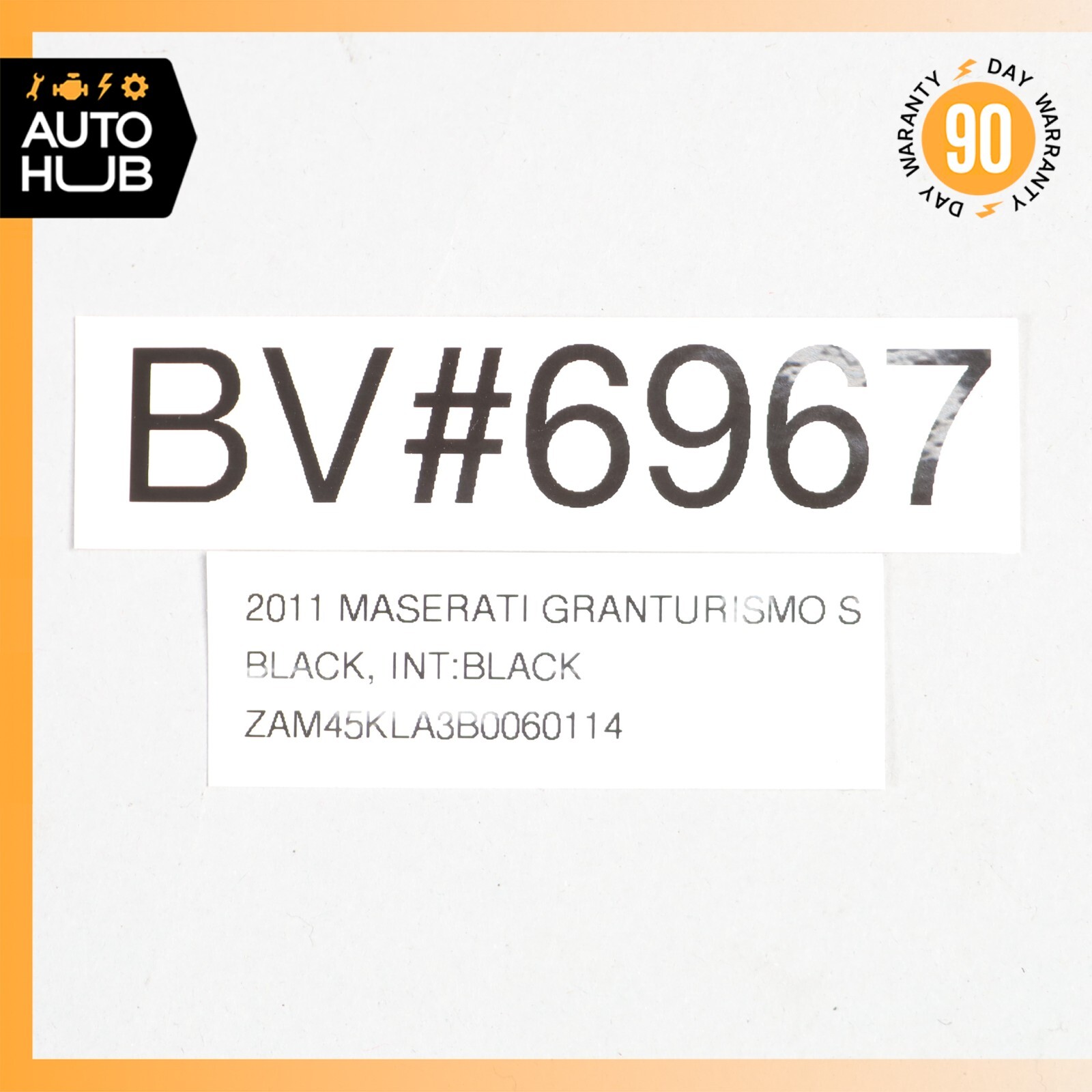 08-19 Maserati GranTurismo M145 Left Side Door Inner Seal Rubber OEM
