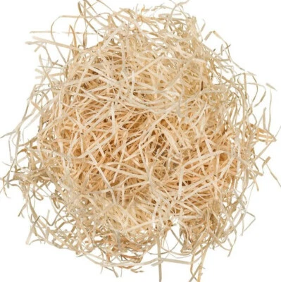 DOUBLEYOU GEOVLIES & BAUSTOFFE 1KG Holzwolle Verpackungswolle Füllmaterial Versandmaterial Polster Geschenkkorb