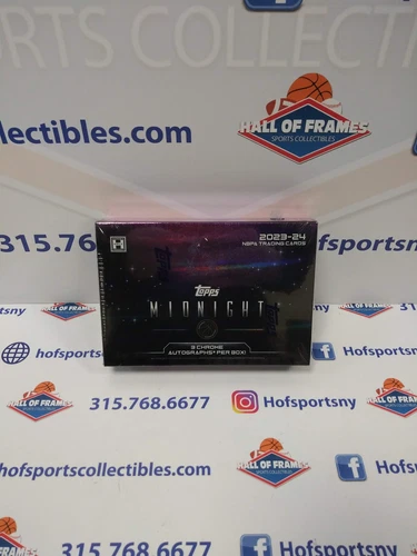 2023/24 TOPPS MIDNIGHT BASKETBALL HOBBY BOX! LOOK FOR WEMBANYAMA!