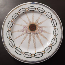 RARE CHINESE EXPORT 'LADY WASHINGTON STATES CHINA' DINNER PLATE 10 1/2"