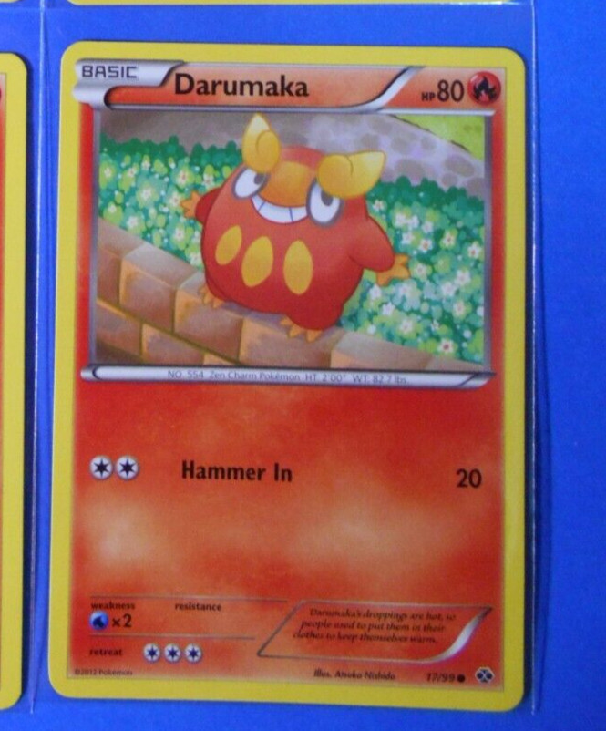 Darumaka 17/99 Pokemon card BW Next Destinies common NM