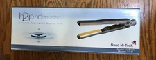 New H2PRO Nano Hi-Tech Ceramic Tourmaline Styling Straight Hair Iron. Orig $89.