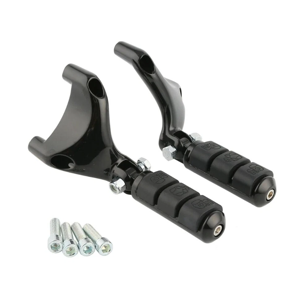 Soporte estribo pasajero motocicleta para Harley XL Sportster 883 1200 2004-2013 Foto 2 de 3