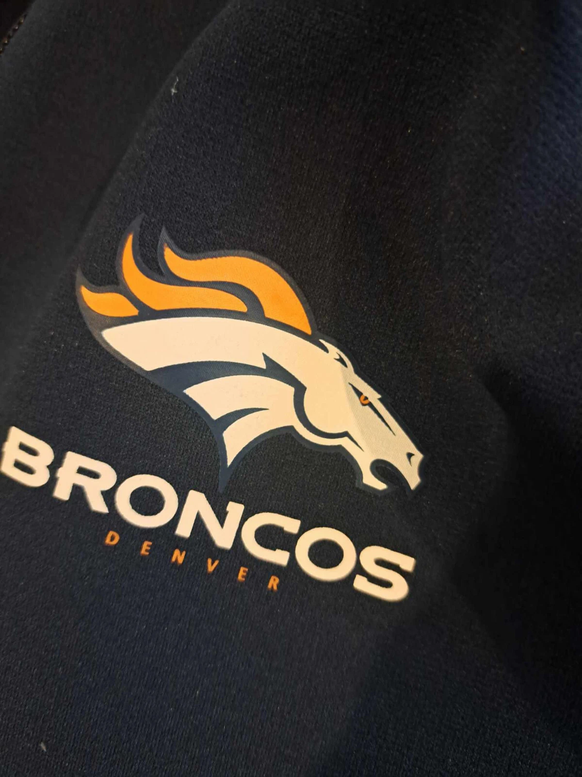 VETEMENTS Felpa con cappuccio manica lunga NFL Team Apparel uomo Large Denver Broncos