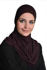  Hijab Amira 2 pce Egyptian Islamic Head Scarf Hejab - cotton