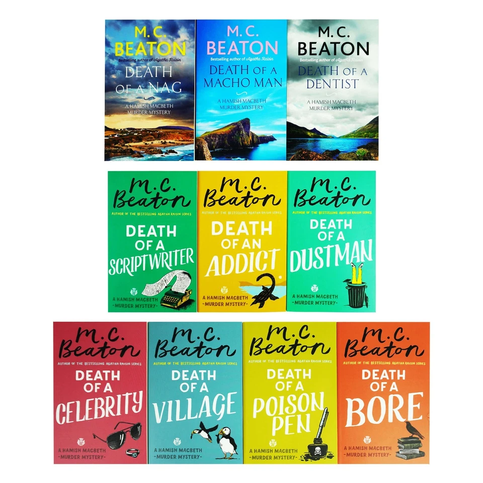 Hamish Macbeth Mysteries Series by M.C. Beaton 10 Books Set (Book 11-20) - PB - Image 2 of 4