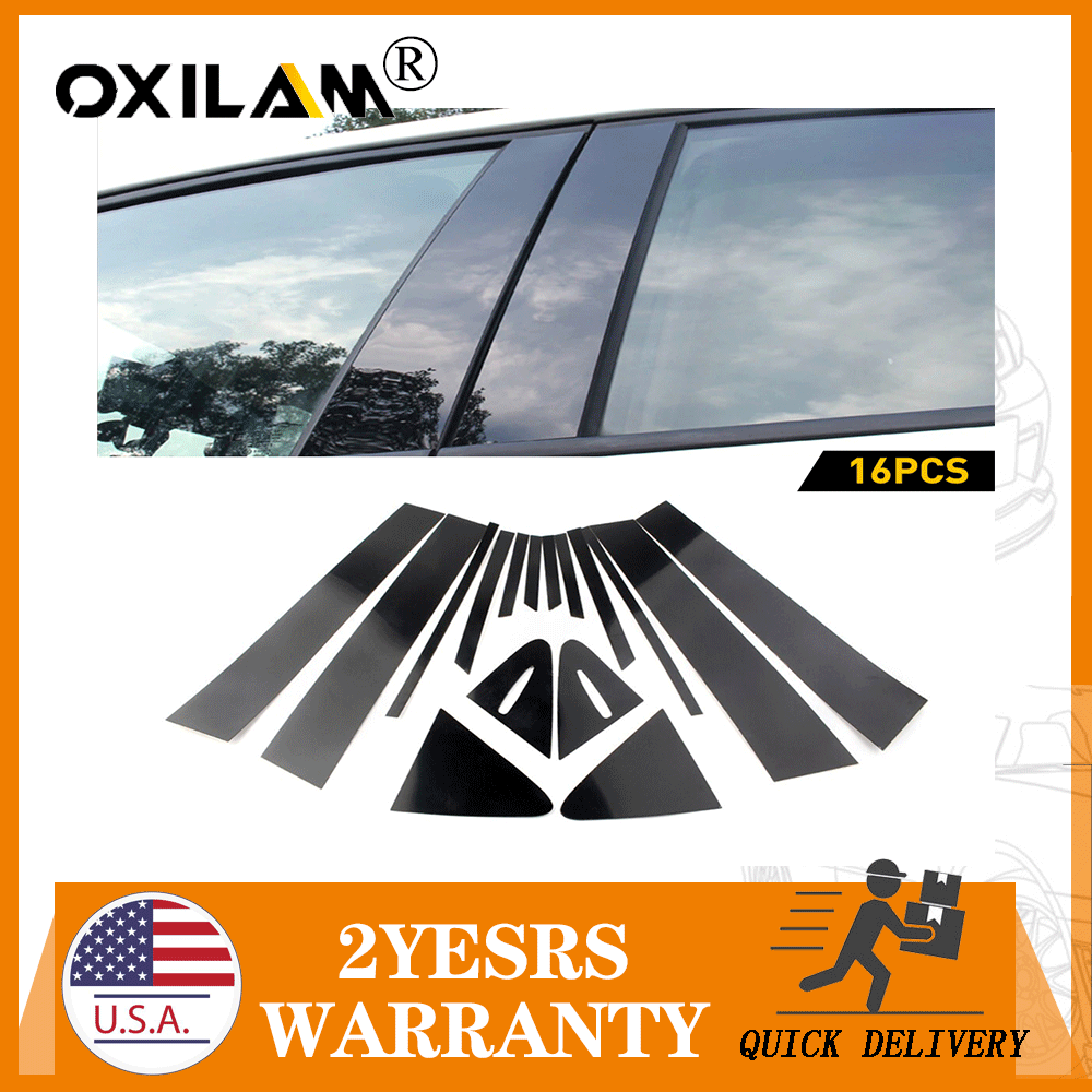 For 2020-2022 Toyota Corolla Black Pillar Post Door Trim Car Auto Accessories 16