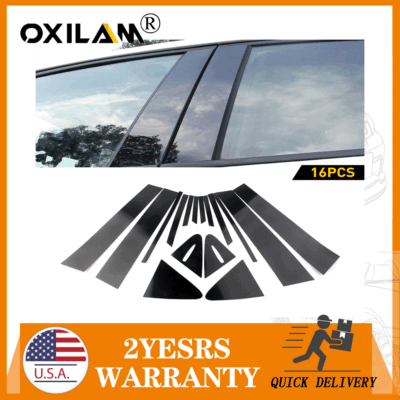 #ad For 2020 2022 Toyota Corolla Black Pillar Post Door Trim Car Auto Accessories 16 $16.14