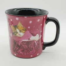 Keith Kimberlin Kitten Coffee Mug Calico Cat Kitty in Purse LoCoco Encore Group