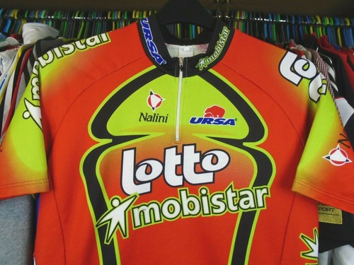 URSA LOTTO MOBISTAR TEAM 1998 NALINI RADSPORT SHIRT TRIKOT OBERTEIL GRÖSSE 5 - Bild 2 von 6