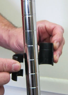 JOHNSON-ROSE 1 PACK NEXEL SHELF CLIPS SPLIT SLEEVES METRO 1" POLE FREE SHIPPING US ONLY