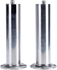 2Pcs 90° Heavy Duty 316 Stainless Steel Fishing Rod Holder w/ Drain Flush Mount