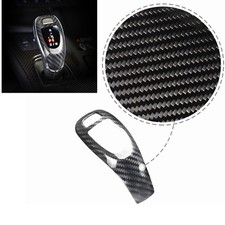 Carbon Fiber Gear Shift Knob Head Cover Trim For Cadillac CT5 2020-2022