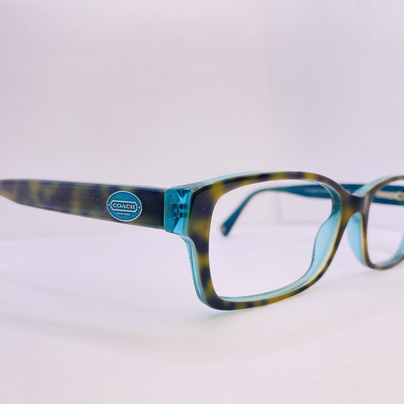Coach Eyeglasses Sunglasses HC 6040 Brooklyn 5116 Dark Tortoise Teal 52 [] 16 MM thumbnail 7