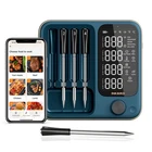 INKBIRD Truly Wireless BBQ Thermometer Food Cooking Grill 4 Multi-Sensor Probes