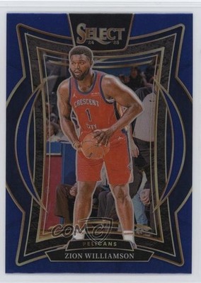 2024-25 Panini Select Concourse Blue Prizm Zion Williamson #28 1t9g