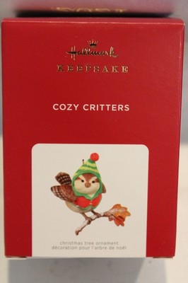 2021 Hallmark Keepsake Christmas Ornament ''Cozy Critters'' 5th in Series NEW