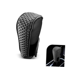 Car Gear Shift Cover Anti-slip Shift Knob Gear Cover Universal 1 Pc Black
