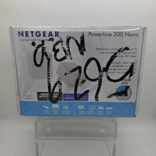 Netgear Powerline 200 Nano XAVB2101 Ethernet Adapter New Sealed